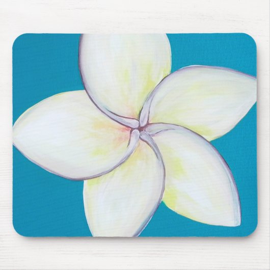 Frangipani Mousepad Muismat (Voorkant)