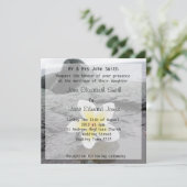 Frangipani Plage Mariage sur mesure Invitations (Debout devant)