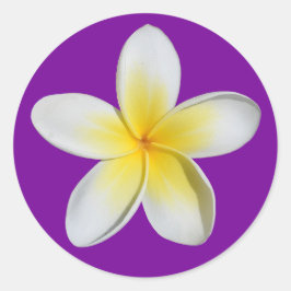 Frangipani Ronde Sticker