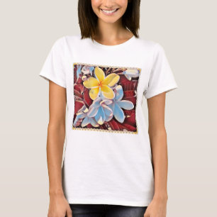  Frangipani Tree Pop Art, T-shirt