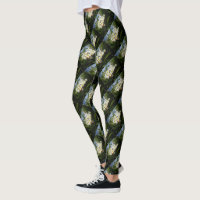 Frangipanis met vlinder, Leggings