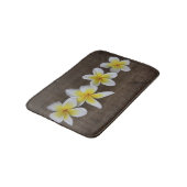Frangipanis Plumeria op Rustic Wood Badmat (Gekanteld)