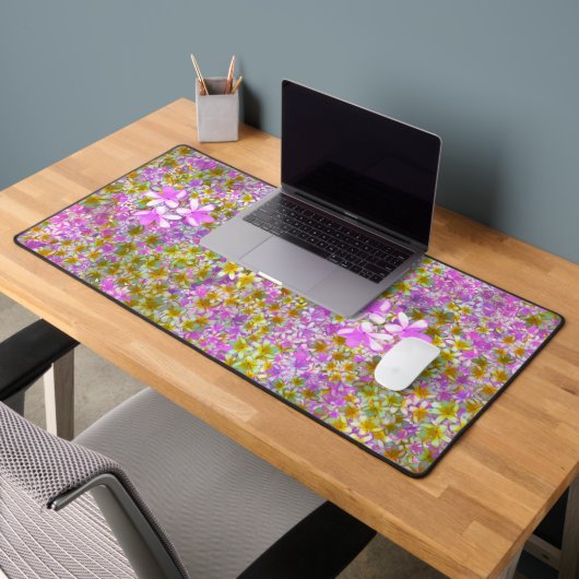 Frangipanis Rose Et Jaune, Mat De Bureau (Bureau 2)