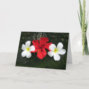 franjangipani trioof kaart