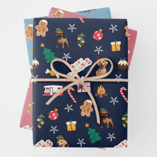 Frank & Baxter Kerst inpakpapier - Mixed 1 Vel