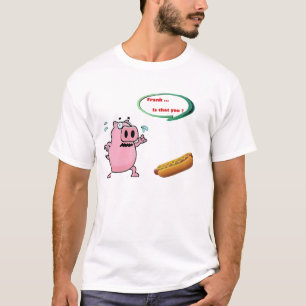 Frank, ben je dat? Een grappig T-shirt ontwerp.
