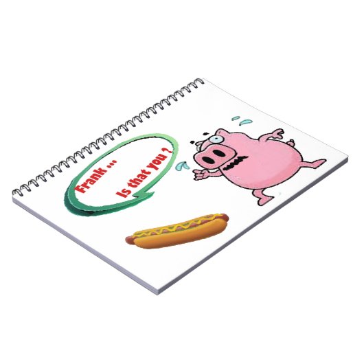 Frank.. ben jij dat? Funny Pork BBQ Lovers Notitieboek (Linkerzijde)