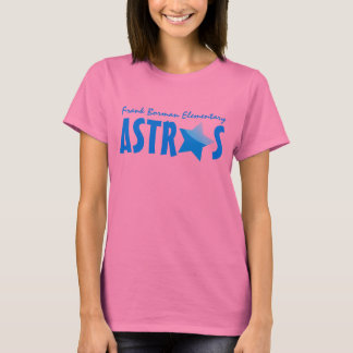 Frank Borman Elementary Blue Stat Astros Shirt