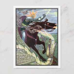 Frank C. Papé Pape - Falcon the Hunter Briefkaart