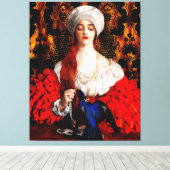 FRANK CADOGAN COWPER - DE BLAUWE VOGEL - 1918 - CANVAS AFDRUK (Insitu (Houten vloer))