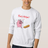 Frank, C'Est Toi ? Amusant Pork BBQ Sweat - shirt  (Devant)