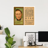 Frank Chance Cubs Baseball 1911 Poster (Thuiskantoor)