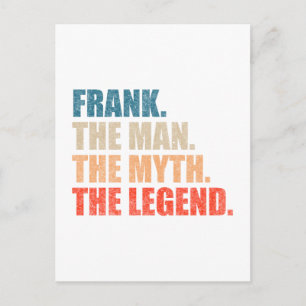 Frank De Man De Mythe De Legende Briefkaart