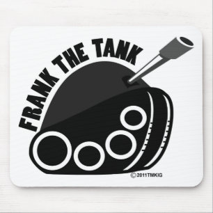 Frank le tapis de souris de logo de réservoir