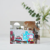 Frank&Leo : As-tu vu le chat ? carte postale (Debout devant)