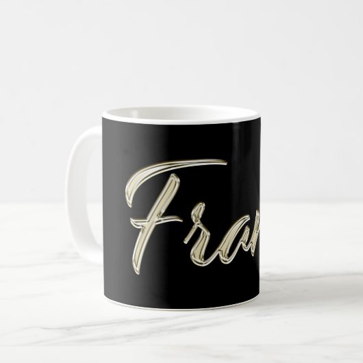 Frank Name Whitegold Tasse de thé (Devant gauche)