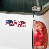 Frank Nom Vorname USA Aufkleber Sticker Auto (Sur camion)