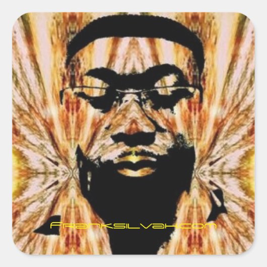 Frank Silvah UL Edition (sticker) Vierkante Sticker (Voorkant)