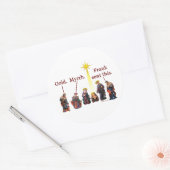 Frank stuurde dit door ronde sticker (Envelop)