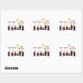 Frank stuurde dit door ronde sticker (Vel)