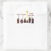 Frank stuurde dit door ronde sticker (Tas)