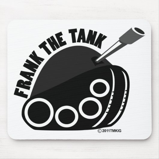 Frank The Tank Logo Muismat (Voorkant)