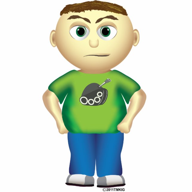 Frank The Tank Photo Sculpture Staand Fotobeeldje (Voorkant)