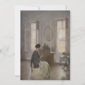 Frank Weston Benson - Het open venster Kaart (Voorkant)