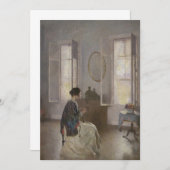 Frank Weston Benson - Het open venster Kaart (Voorkant / Achterkant)