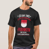 Franke Franken Fränkisch Middle Franken Dialect Ba T-shirt (Voorkant)