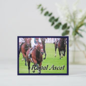 Frankel op het briefkaart Royal Ascot Diamond Jubi (Staand voorkant)
