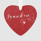 Franken, Franconia Drapeau Coeur, Franconien (dos)