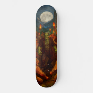 Franken-monster los in het dorp skateboard