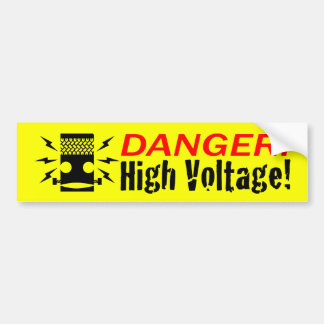 Frankenar HIGH VOLTAGE! Bumpersticker