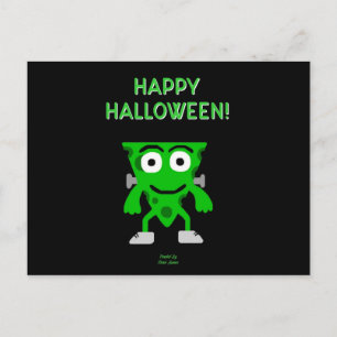 FrankenCheese Carte postale de voeux Halloween