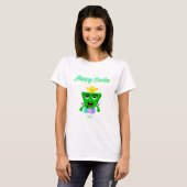 FrankenCheese Easter Dames Wit Basic T Shirt (Voorkant volledig)