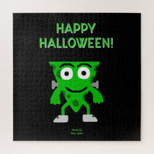 FrankenCheese Halloween Puzzle de voeux