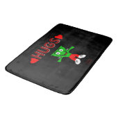 FrankenCheese Hugs Large Bath Mat (Gekanteld)