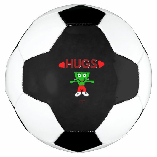 FrankenCheese Hugs Soccer Ball (Devant)