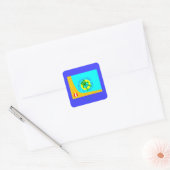 FrankenCheese Summer Square Sticker (Envelop)