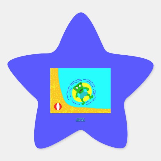 FrankenCheese Summer Star-Sticker Ster Sticker (Voorkant)