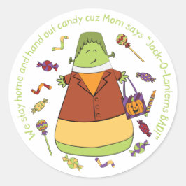 Frankenkid Sticker - Corny Snoep Monsters