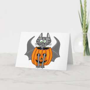 FrankenKitty Feestdagen Kaart