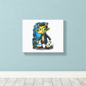 Frankenmoo Canvas Afdruk (Insitu (Houten vloer))