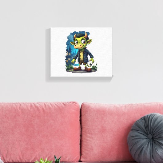Frankenmoo Canvas Afdruk (Insitu (Woonkamer))