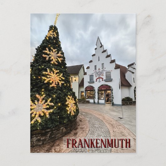 Frankenmuth Michigan Christmas Postcard Briefkaart (Voorkant)