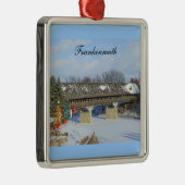 Frankenmuth Michigan Kerstversier Metalen Ornament (Rechts)