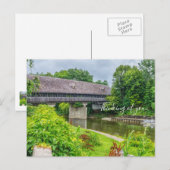 Frankenmuths bedekte brug die je denkt briefkaart (Voorkant / Achterkant)