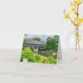 Frankenmuths Covered Bridge Kaart (Gele Bloem)