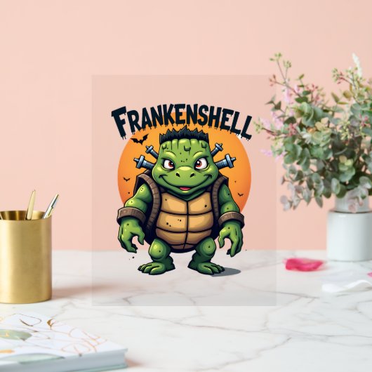 Frankenshell Turtle Acryl Bord (Huwelijk)